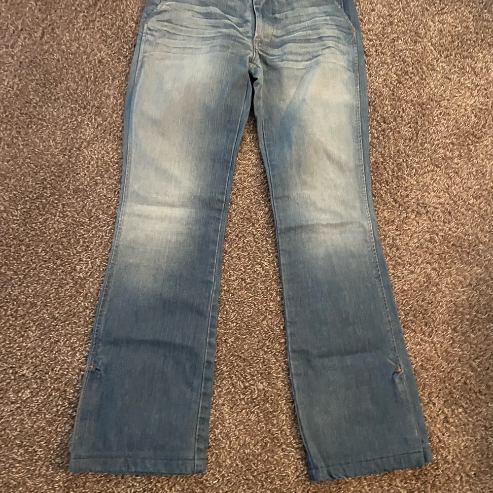 7 for all mankind ladies jeans with side slit
